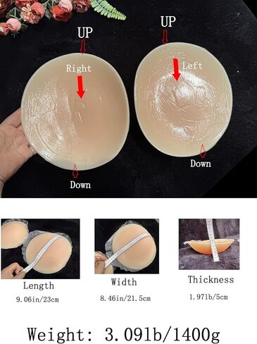 BIMEI Silicone Butt Pads Adhesive - Buttock Enhancer for Women,Reusable Sticky Hip Lift Padded Underwear Enhancer in Saudi Arabia