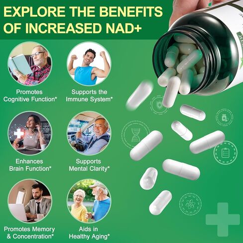 NAD+ Supplement 2000 mg Extra Strength for Women & Men-120p in Saudi Arabia