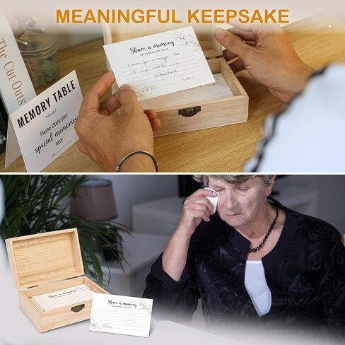 Share A Memory Cards For Celebration Of Life Decorations Ideas - Share A Memory Box For Funeral Memorial Cards, Memory Keepsake For Celebration Of Life Decor, Graduation Party Games in Saudi Arabia