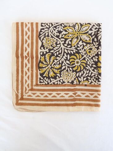 Handmade Organic Bandana bandana 100% Cotton Neck Scarf Boho Style Cotton Bohemian bandana Multifunctional Face Mask, Headband, Neck Scarf Breathable in Saudi Arabia