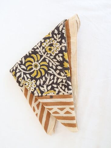 Handmade Organic Bandana bandana 100% Cotton Neck Scarf Boho Style Cotton Bohemian bandana Multifunctional Face Mask, Headband, Neck Scarf Breathable in Saudi Arabia