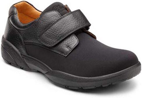 Dr. Comfort Men's Brian Acorn Stretchable Diabetic Casual Shoes: Black 13 Wide (E/2E) in Saudi Arabia