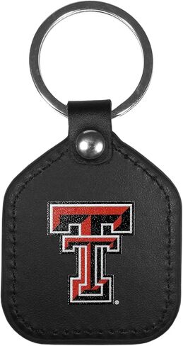 Siskiyou Sports NCAA Indiana Hoosiers Leather Square Key Chains, Team Colors, One Size in Saudi Arabia
