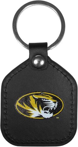 Siskiyou Sports NCAA Indiana Hoosiers Leather Square Key Chains, Team Colors, One Size in Saudi Arabia