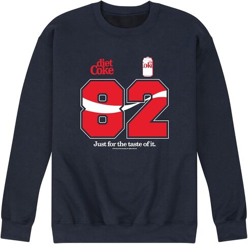 Hybrid Apparel Coca-Cola - Diet Coke 82 Jersey - Men's Long Sleeve Crew Fleece Sweatshirt in Saudi Arabia