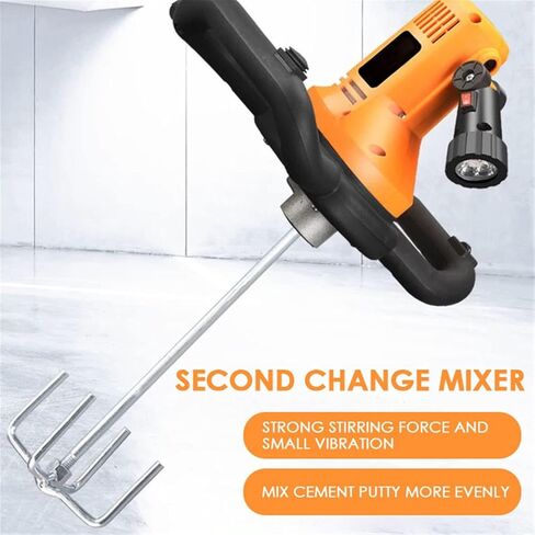 Electric Wall Smoothing Machine, 2880W Concrete Mortar Trowel with Mixing Rod, 110V/220V Board Grinder, 8m Power Line in Saudi Arabia