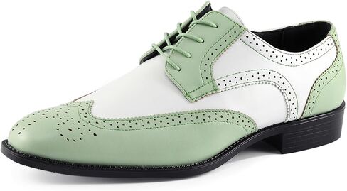 Bolano Elwyn، أحذية رسمية للرجال - أكسفورد وWingtip - Spectator بلونين، برباط، أحذية رسمية من Brogue in Kuwait