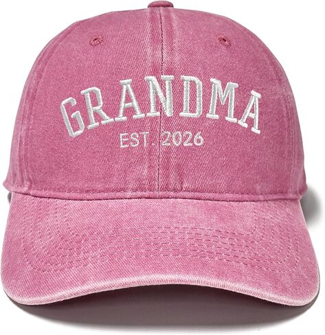 Embroidery Established in 2026 Baseball Hat for Grandpa Grandma Daddy Abuela Abuelo Hubby Wifey Uncle and Auntie in Saudi Arabia
