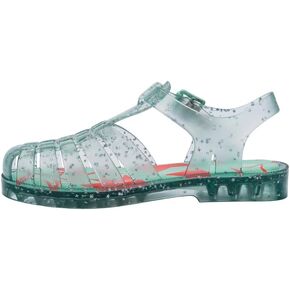 mini melissa Possession Kids Sandal - Comfortable Fisherman Style Kid's Jelly Shoes for Toddlers and Girls, Adjustable Fit, Glossy Pink, 4 in Kuwait