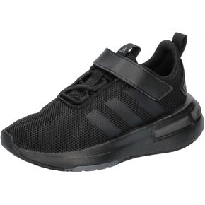 adidas Racer TR23 Elastic Lace Sneaker, Black/Silver Metallic/Black, 4.5 US Unisex Big Kid in Kuwait