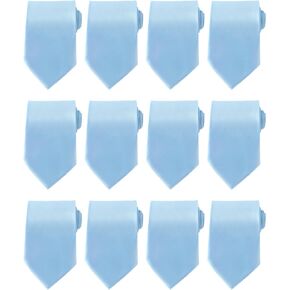 Cuffbow Men's Tie Bulk Groomsman Ties 3.15'' Tie Formal Necktie for Wedding Business in Kuwait