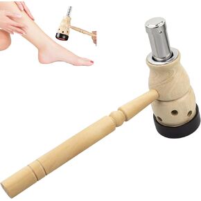 Vrsafan Moxa Stick Burner Holder, Wooden Moxa Strips Mugwort Moxibustion Keeper Box Acupoint Tool for Heal-th Maintenance Theropy 葫芦灸 艾灸锤子 Ai Jiu in Saudi Arabia