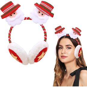 عيد الميلاد غطاء للأذنين لطيف الكرتون سانتا ثلج الدب EIK الأذن دفئا عقال الأذن يفشل يغطي لفصل الشتاء زي حفلة أغطية الرأس in Kuwait