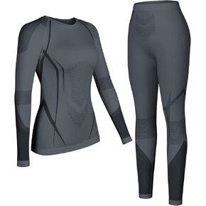 ATTRACO Womens Thermal Underwear Top and Bottom Sets Women Long Johns Warm Base Layer for Cold Weather in Kuwait