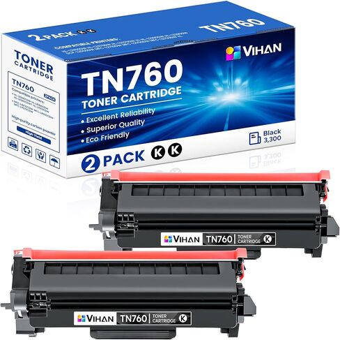 TN850 TN-850 High Yield Toner Cartridge Replacement for Brother TN850 TN 850 TN850BK Toner HL-L6200DW MFC-L5850DW MFC-L5900DW MFC-L5700DW Printer Ink (TN8502PK, Black) in Saudi Arabia
