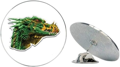 Dragon Head Metal 0.75" Lapel Hat Pin Tie Tack Pinback in Saudi Arabia