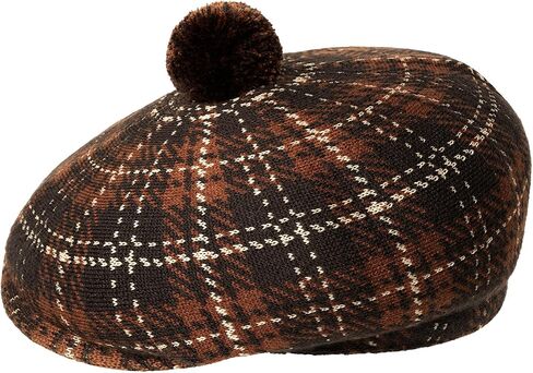 Kangol New Heritage Flat Cap Black Check in Saudi Arabia