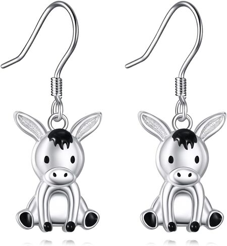 Longhorn Earrings 925 Sterling Silver Texas Longhorn Dangle Drop Earrings Longhorns Jewelry for Women Gifts in Saudi Arabia