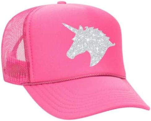 Glitter Unicorn Trucker Hat - Adult in Saudi Arabia