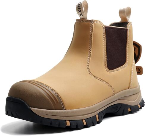 أحذية عمل OUXX للرجال، أحذية أمان سهلة الارتداء عند أصابع القدم، مقاومة للانزلاق، مقاومة للماء، مقاومة للثقب (OX2622) in Kuwait