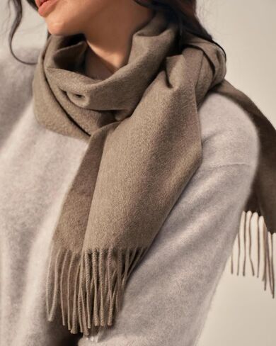 KVSS 100% Pure Cashmere Woven Scarf for Women Soft Winter Wraps Fringed Edges | Luxury Cashmere from inner Mongolia in Saudi Arabia