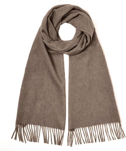 KVSS 100% Pure Cashmere Woven Scarf for Women Soft Winter Wraps Fringed Edges | Luxury Cashmere from inner Mongolia in Saudi Arabia