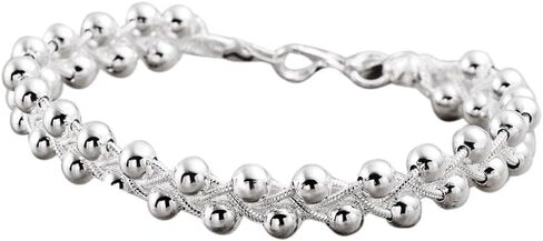 Fashion Tennis Bracelet, 925 Jewelry Adjustable Lightweight Delicate Chain, Secure Clasp Jewelry Wedding Gift - Classic Bracelet for Women in Saudi Arabia