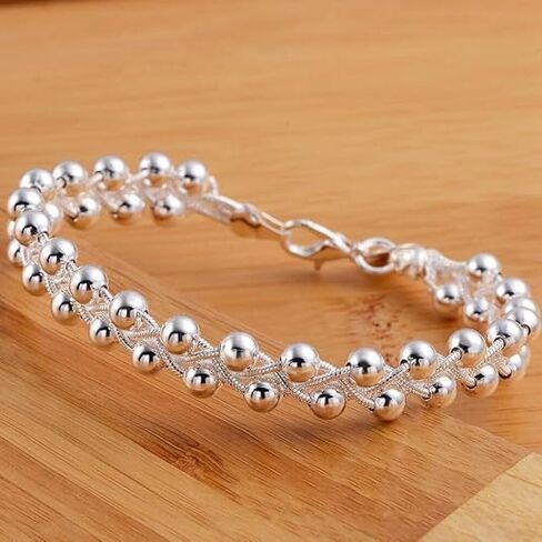 Fashion Tennis Bracelet, 925 Jewelry Adjustable Lightweight Delicate Chain, Secure Clasp Jewelry Wedding Gift - Classic Bracelet for Women in Saudi Arabia