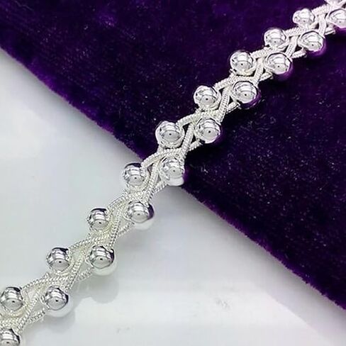 Fashion Tennis Bracelet, 925 Jewelry Adjustable Lightweight Delicate Chain, Secure Clasp Jewelry Wedding Gift - Classic Bracelet for Women in Saudi Arabia