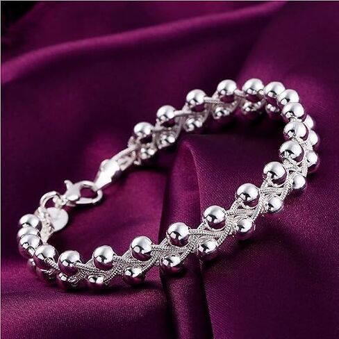 Fashion Tennis Bracelet, 925 Jewelry Adjustable Lightweight Delicate Chain, Secure Clasp Jewelry Wedding Gift - Classic Bracelet for Women in Saudi Arabia