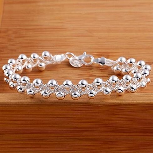 Fashion Tennis Bracelet, 925 Jewelry Adjustable Lightweight Delicate Chain, Secure Clasp Jewelry Wedding Gift - Classic Bracelet for Women in Saudi Arabia