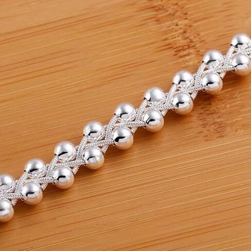 Fashion Tennis Bracelet, 925 Jewelry Adjustable Lightweight Delicate Chain, Secure Clasp Jewelry Wedding Gift - Classic Bracelet for Women in Saudi Arabia