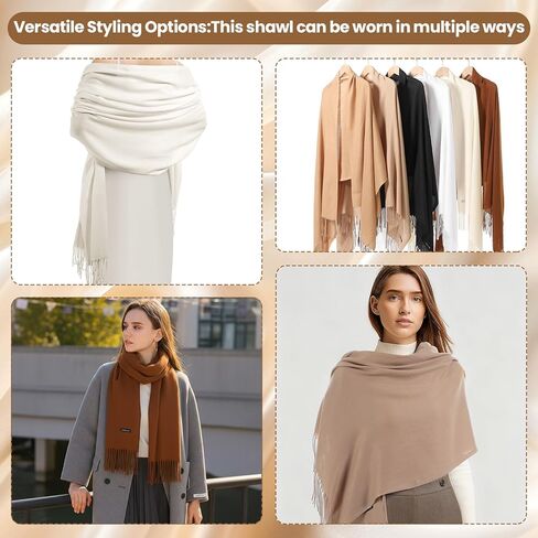 12 Sets Wedding Pashmina Shawls Wraps Gift for Guests Elegant Bridal Bridesmaid Winter Wedding Party Favors in Saudi Arabia
