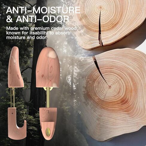 eachway Cedar Shoe Trees for Men and Women, Wooden Shoe Stretcher, Sneaker and Dress Shoe Widener, Shape Keeper in Saudi Arabia