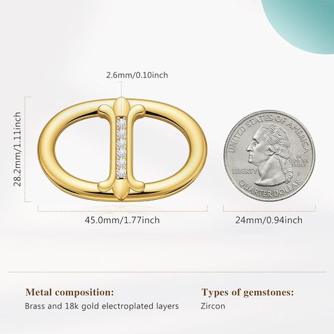 Cicy Bell المرأة البيضاوي وشاح حريري حلقة 18K مطلية بالذهب أنيقة على شكل خنزير الأنف وشاح حريري مقاطع مع أحجار الراين وشاح أنيق حامل in Saudi Arabia