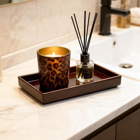 Votive Candle Holder Leopard Print Glass Tea Lights Candle Holder for Floating Candles Wedding Table Centerpiece Holiday Home Decor in Kuwait