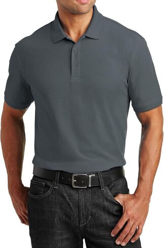 JustBlanks Mens Short Sleeve Polo Shirt Regular-Fit Performance Lightweight Athletic Polo Sports Shirt for Men in Saudi Arabia