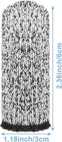 60 قطعة من مهود الأصابع المقاومة للقطع والقابلة لإعادة الاستخدام، متينة وغير قابلة للانزلاق، واقي إبهام الإصبع، أغطية حماية لأطراف الأصابع مقاومة للقطع لمستلزمات عمل نحت الطعام في المطبخ in Kuwait