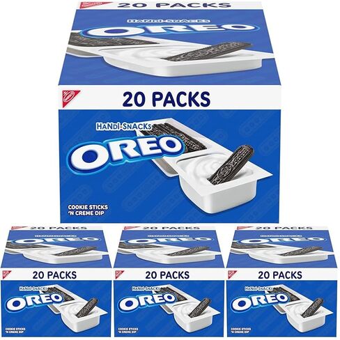 Handi-Snacks OREO Cookie Sticks 'N Creme Dip Snack Packs, 20 Snack Packs in Saudi Arabia
