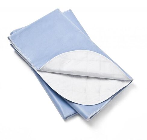 WMP Quality Reusable Incontinence Bed Pads - 34"x36" Commercial Strength - Large and Washable Bed Underpads for Mattress Protection - 3 Pack - Blue in Saudi Arabia