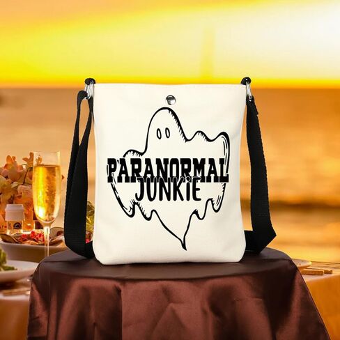 WCGXKO Ghost Hunter Gift Ghost Hunting Crossbody Bag Paranormal Gift Messenger Bag in Saudi Arabia