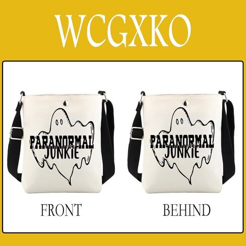 WCGXKO Ghost Hunter Gift Ghost Hunting Crossbody Bag Paranormal Gift Messenger Bag in Saudi Arabia