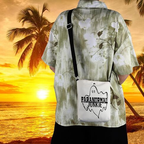 WCGXKO Ghost Hunter Gift Ghost Hunting Crossbody Bag Paranormal Gift Messenger Bag in Saudi Arabia