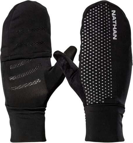 Nathan, HyperNight Reflective Convertible Mitt, Hi Vis Yellow/Geo Print, Large in Saudi Arabia