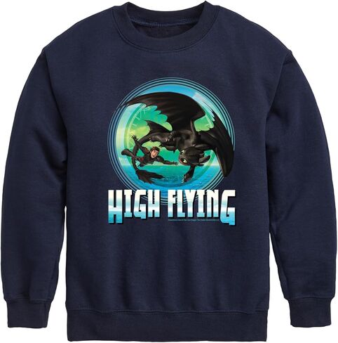 How to Train Your Dragon - High Flying - Toddler & Youth Crewneck Fleece Sweatshirt in Saudi Arabia