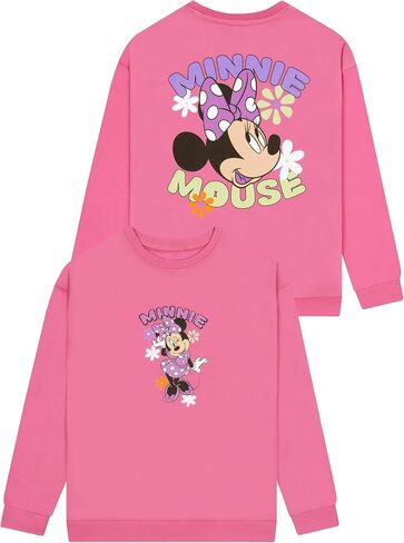 Disney Sweatshirt, Minnie Mouse Sweater, Cotton Sweatshirt For Girls, Kids Jumper With Back Print, Girls' Sweaters in Kuwait