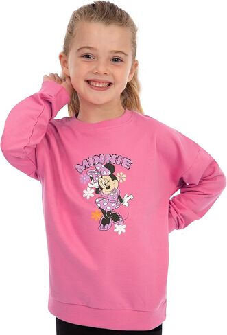 Disney Sweatshirt, Minnie Mouse Sweater, Cotton Sweatshirt For Girls, Kids Jumper With Back Print, Girls' Sweaters in Kuwait