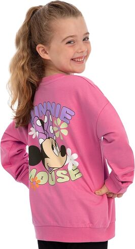Disney Sweatshirt, Minnie Mouse Sweater, Cotton Sweatshirt For Girls, Kids Jumper With Back Print, Girls' Sweaters in Kuwait