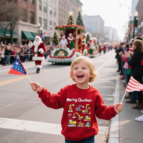 Kids Christmas Sweatshirt Boys Girls Ugly Xmas T Shirt Toddler Santa Dinosaur Truck Graphic Long Sleeve Outfit Tops in Saudi Arabia