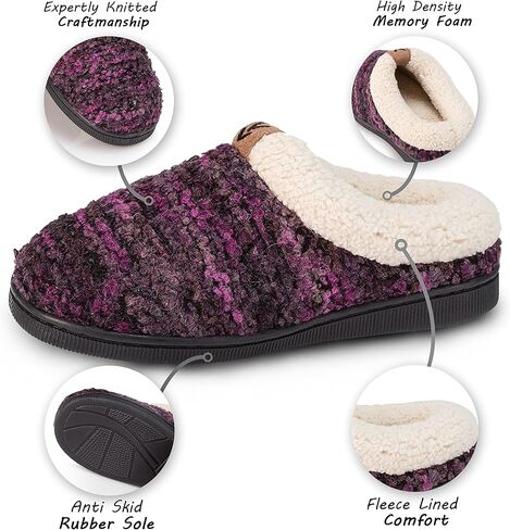 شباشب متطابقة للأم والابنة - ملابس الأم وأنا - قباقيب مبطن بالصوف المحبوك بالكروشيه in Kuwait